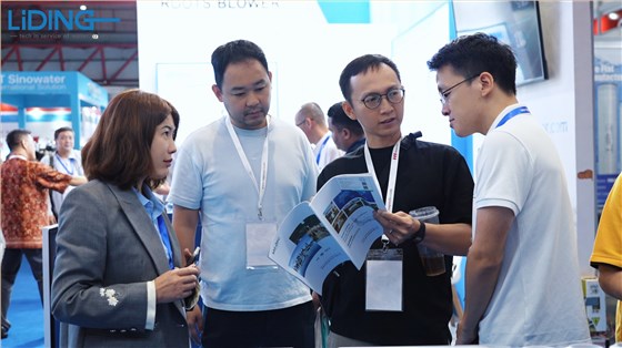 生活污水处理厂家力鼎环保在印尼国际水展Indowater2026现场
